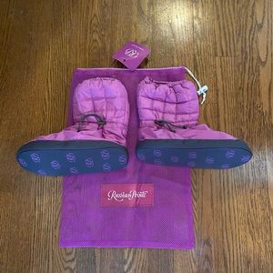 Russian Pointe Short Warmup Booties- Size M